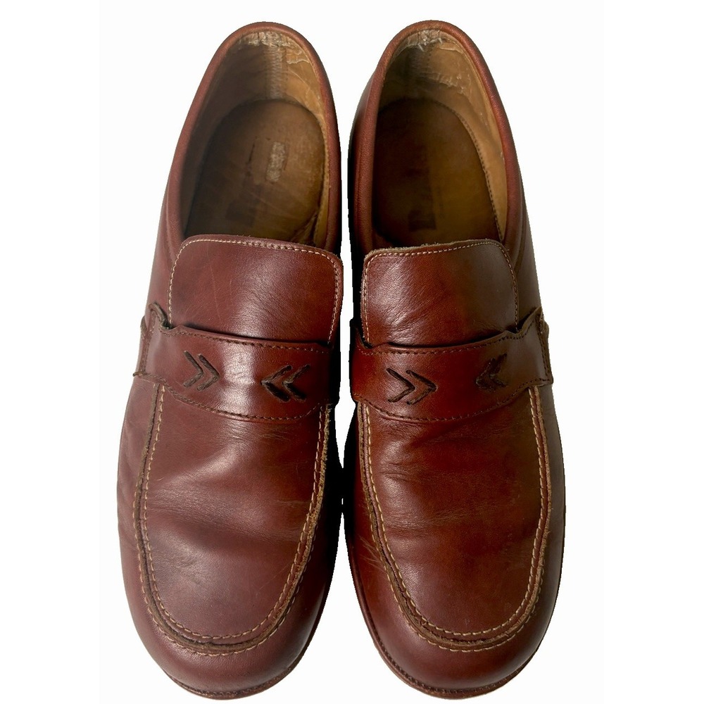 Vintage Dexter Leather Loafers Mens 10M Brown Moccasin Slip On Shoes USA